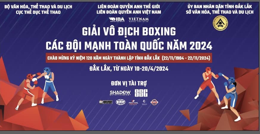 Khai mạc giải Vô địch Boxing các đội mạnh toàn quốc năm 2024 tại Đắk Lắk