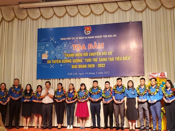Tuyên dương Gương Tuổi trẻ sáng tạo tiêu biểu tỉnh Đăk Lăk năm 2022