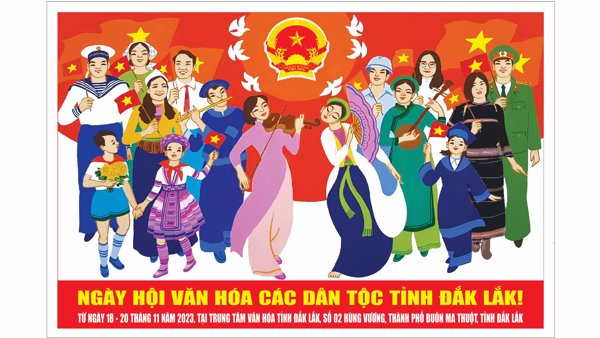 Tỉnh Đắk Lắk tổ chức Ngày hội Văn hoá các dân tộc toàn tỉnh năm 2023