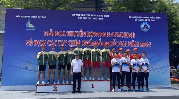 Kết thúc giải Đua thuyền Rowing vô địch các tay chèo xuất sắc quốc gia năm 2024